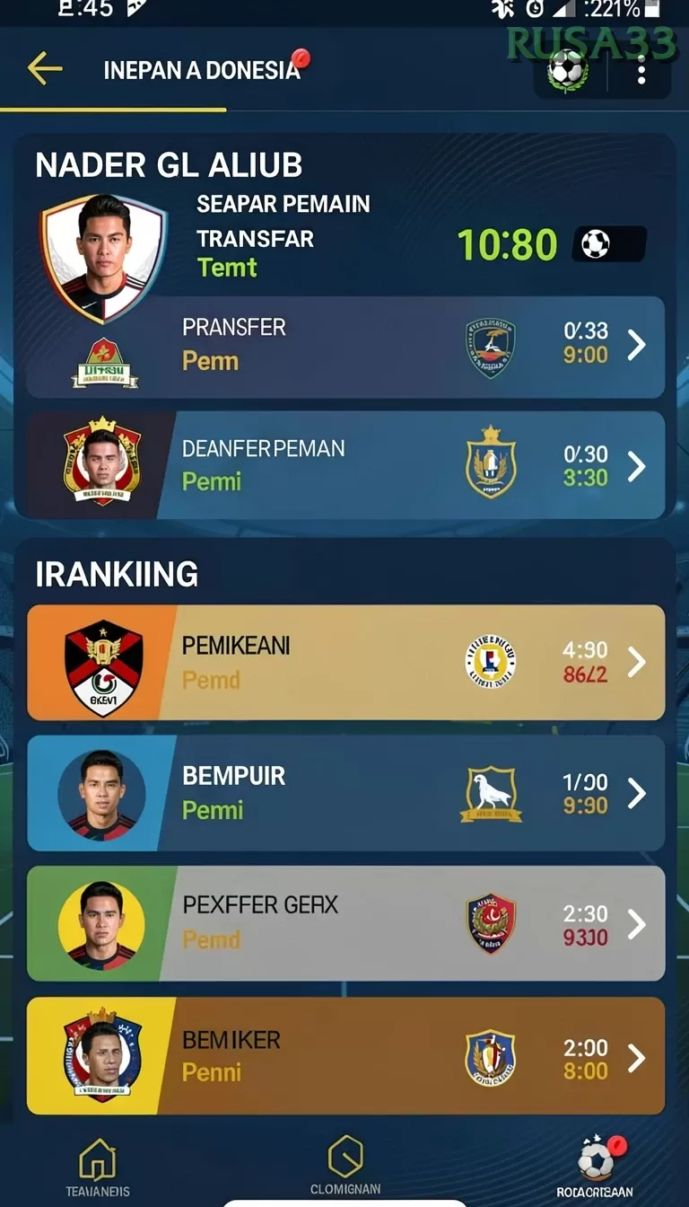 Cuplikan layar menu unduhan rusa33 untuk perangkat Android